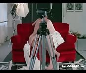 Sur le point de baiser un vieux