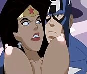 Wonder Woman soumise à Captain America